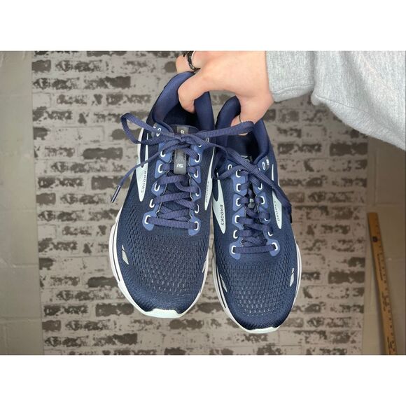 Brooks | women ghost 15 athletic blue sneakers - Picture 7 of 7